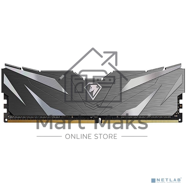 Оперативная память NETAC, DDR4, 8GB (1x8GB), 3600MHz, CL18, DIMM, с радиатором, черный