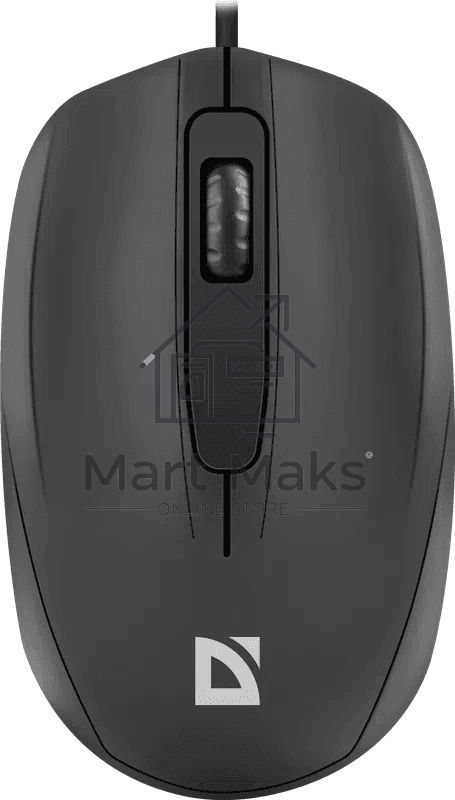 Мышь проводная Defender Alpha MB-507 черный, 1000 dpi, USB, кнопки - 3
