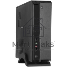 Компьютерный корпус ExeGate EX268690RUS Компьютерный корпус MiniITX ExeGate MI-207 Black, miniITX/mATX, (M400, 80мм), 2хUSB, Audio
