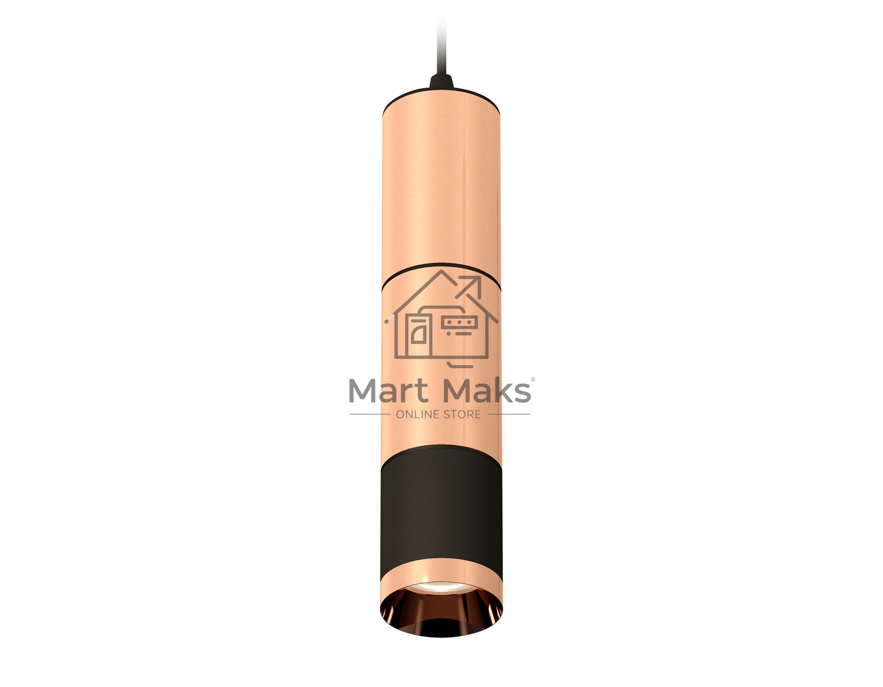 Светильник Ambrella Light XP6302010 PPG/SBK золото розовое полированное/черный песок MR16 GU5.3