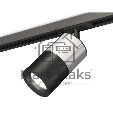 Светильник Ambrella light XT7402072 SBK/PSL/PBK черный песок/серебро полированное/черный полированный MR16 GU5.3