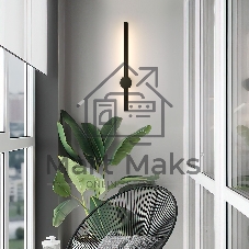 Светильник настенный светодиодный MRL LED 1114 / Cane LED черный