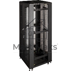 Шкаф серверный Lanmaster Business (TWT-CBB-47U-8X12-P1) напольный 47U 800x1200мм пер.дв.перфор. задн.дв.перфор.2-хст. 2 бок.пан. 800кг черный