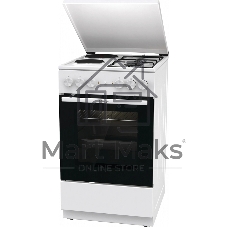 Плита комбинированная Gorenje GK5A12WG белый, конфорок 2 газовых и 2 электрических, духовка 68 л, 50 см x 85 см x 59.4 см