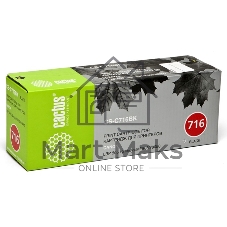 Картридж лазерный Cactus CS-C716BK черный (2300 стр.) для Canon i-Sensys MF8030/MF8030cn/MF8050/LBP 5050