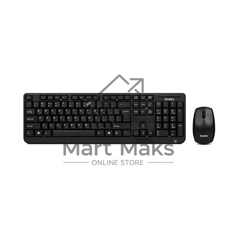 Клавиатура + мышь Sven Comfort 3300 Wireless Беспроводной SV-03103300WB