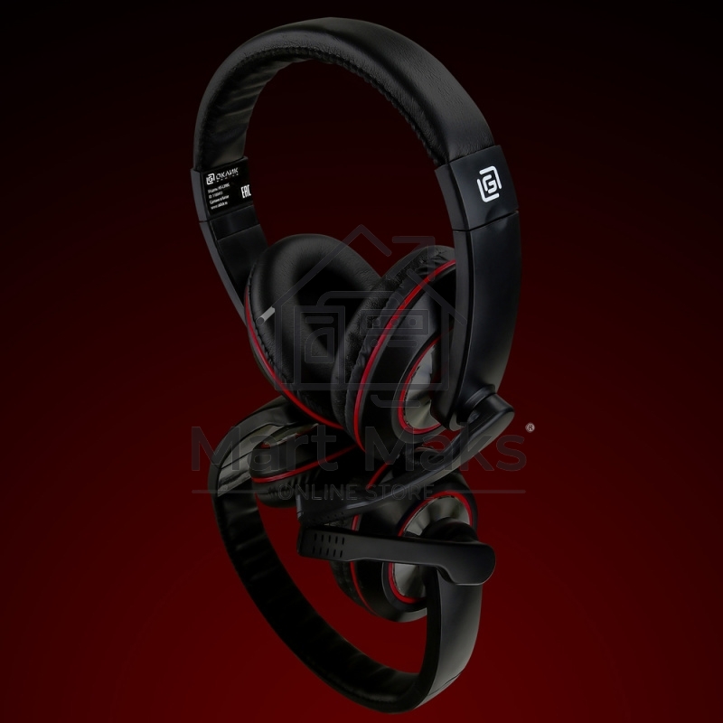 Гарнитура Oklick HS-L390G DRAGON black/red 1.8m (JD-728S)