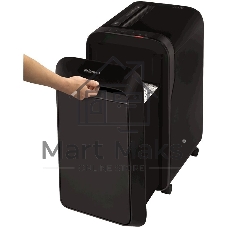 Шредер Fellowes PowerShred LX220 черный (секр.P-4)/перекрестный/20лист./30лтр./скрепки/скобы/пл.карты