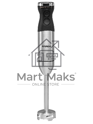 Блендер погружной Hyundai HYB-H3824 800Вт серебристый/черный