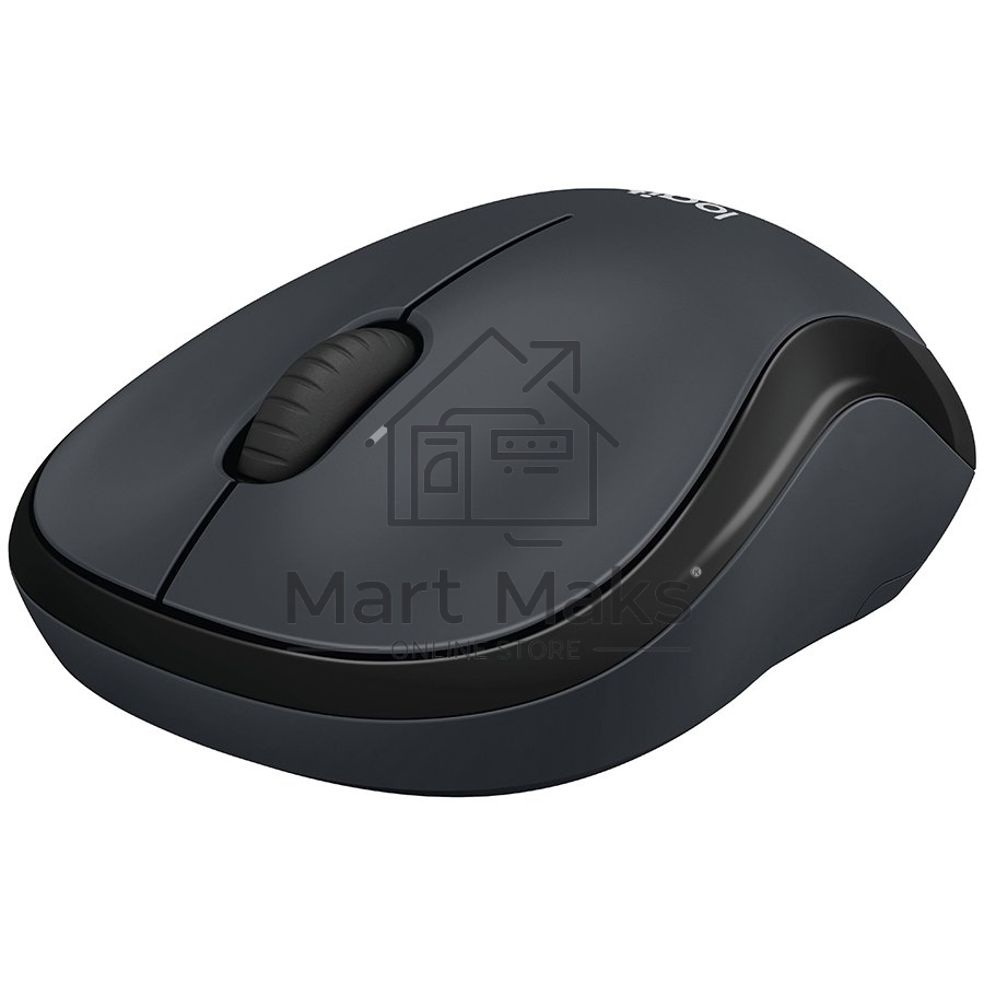 Мышь беспроводная Logitech M220 SILENT черный, 1000 dpi, радиоканал, USB, кнопки - 3