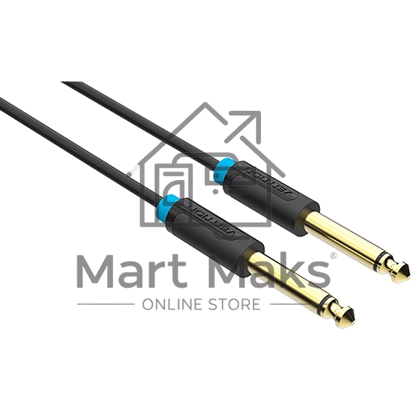 Кабель Vention аудио Jack 6,35 mm M/6.35 M - 1.5 м BAABG