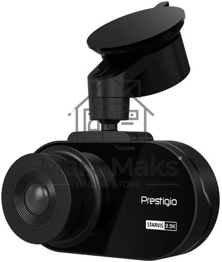 Видеорегистратор Prestigio RoadRunner 460W, 3.0'' IPS (854x480) touch screen display, WQHD 2.5K 2560x1440@30fps, Mstar SSC8629Q, 5 MP CMOS Sony Starvis IMX335 image sensor, 5 MP camera, 140° Viewing Angle, Wi-Fi, USB Type-C, Supercapacitor, Night Vision, 