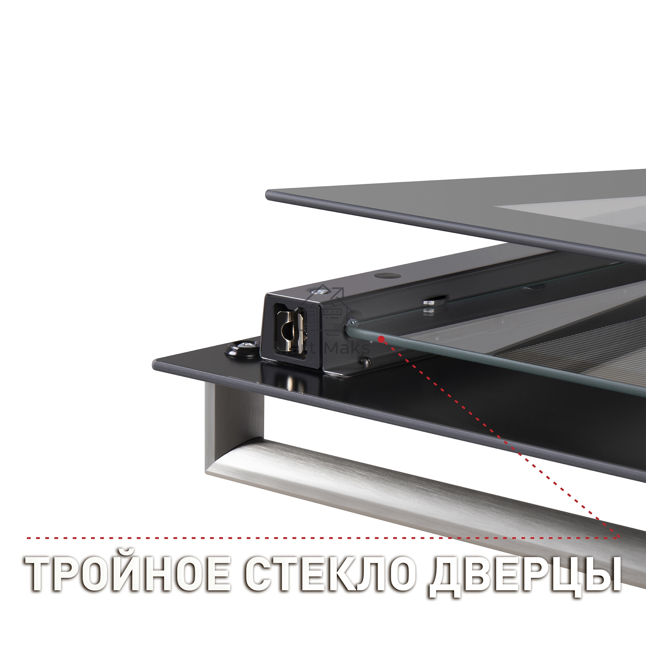 Шкаф духовой газовый Maunfeld MGOG.673W/ Газ, встраиваемый