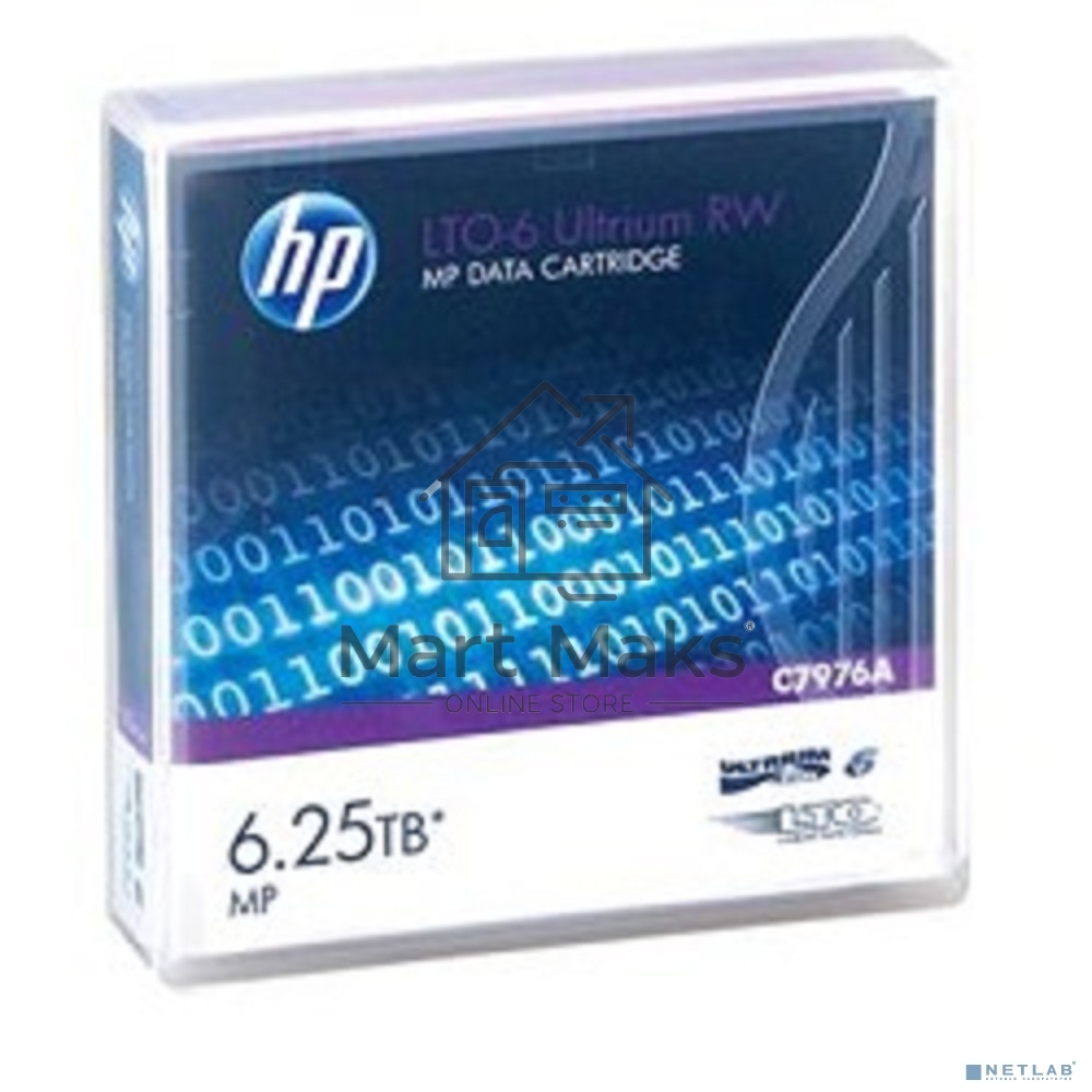 Картридж Hewlett-Packard LTO-6 Ultrium 6.25TB (C7976A)
