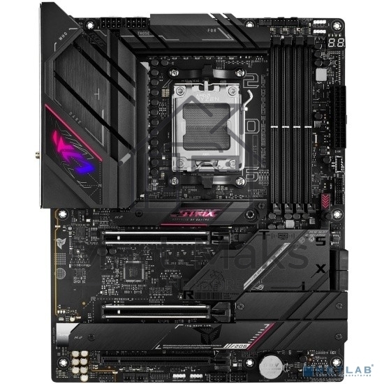 Материнская плата ASUS ROG STRIX B650E-E GAMING WIFI, AM5, AMD B650, 4xDDR5, 4xSATA, 4xM.2, 1xPCI-E 4.0 x4, 1xPCI-E 5.0 x8, 1xPCI-E 5.0 x16, 1xDP, 1xHDMI, 1x 2.5Gb LAN, 4xUSB-A 3.2 Gen 2, 6xUSB-A 3.2 Gen 2, 1xUSB-C 3.2 Gen 2, 1xUSB-C 3.2 Gen 2x2, 5x3.5 мм