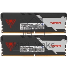 Оперативная память Patriot Viper Venom, DDR5, 32Gb (2x16Gb), 6400MHz, CL32, DIMM, с радиаторами, RGb, черный