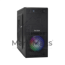 Компьютерный корпус Minitower ExeGate mEVO-7807-XP400 (mATX, БП XP400 с вент. 12см, 1*USB+1*USB 3.0, черный, 1 вент. 12см с RGb подсветкой)