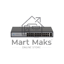 Коммутатор GIGALINK GL-SW-G205-24P, 24×1 Гбит/с PoE + 2×1 Гбит/с SFP, настраиваемый