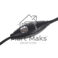 Проводные наушники Ritmix RH-199M черный, накладные, Jack 3.5 мм, регулировка громкости