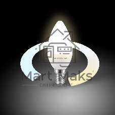 BLE1438/ Светодиодная лампа Свеча Smart LED C37 Е14 5W 3300К-6500К CCT+DIM