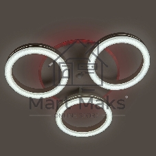 Светильник потолочный с/д  General GSMCL-Smart59  65w Centurion-2 белый RGB  (5кр) 65Вт 3000-6500K 4235Лм 260x95мм с пультом  (800359) (1/5)