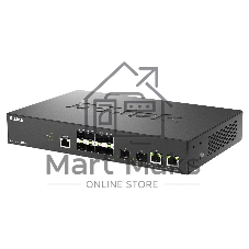 Коммутатор D-Link DGS-1210-10XS/ME/C1A, 8×1 Гбит/с SFP + 2×10 Гбит/с Combo, управляемый