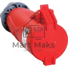 Розетка переносная IEK PSN22-032-4 ССИ-224 32А-6ч/380-415В 3Р + РЕ IP44 MAGNUM IEK