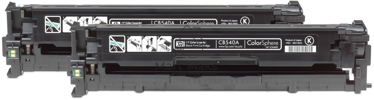 Картридж лазерный HP CB540AD черный двойная упаковка для CLJ CP1215/CP1515/CP1518 2 х 2200стр.