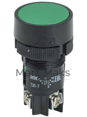 Кнопка SB-7 Пуск зел. ИЭК BBT40-SB7-K06