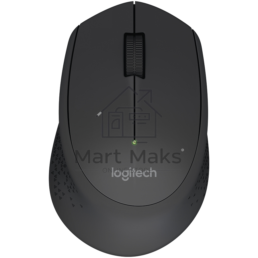Мышь беспроводная Logitech M280 черный, 1000 dpi, радиоканал, USB, кнопки - 3