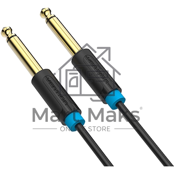 Кабель Vention аудио Jack 6,35 mm M/6.35 M - 1.5 м BAABG