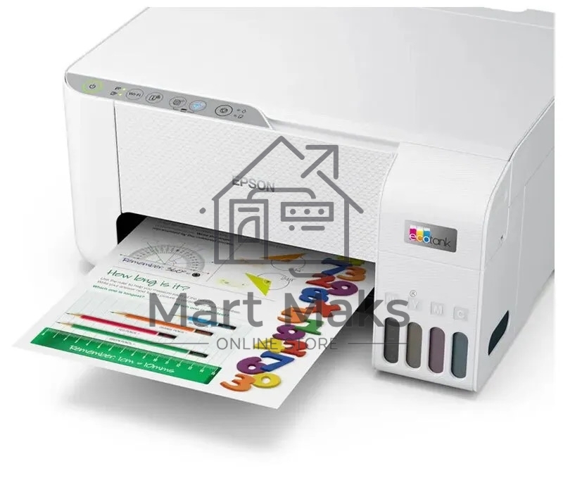 МФУ струйный Epson L3256 (C11CJ67407/C11CJ67414/C11CJ67421/C11CJ67519/C11CJ67504/C11CJ67524/C11CJ67516), A4 цветное, печ. до 10 стр/мин. (ч/б) до 5 стр/мин. (цвет), 1440 x 5760 dpi (печать) 1200x2400dpi (скан.), USB, Wi-Fi