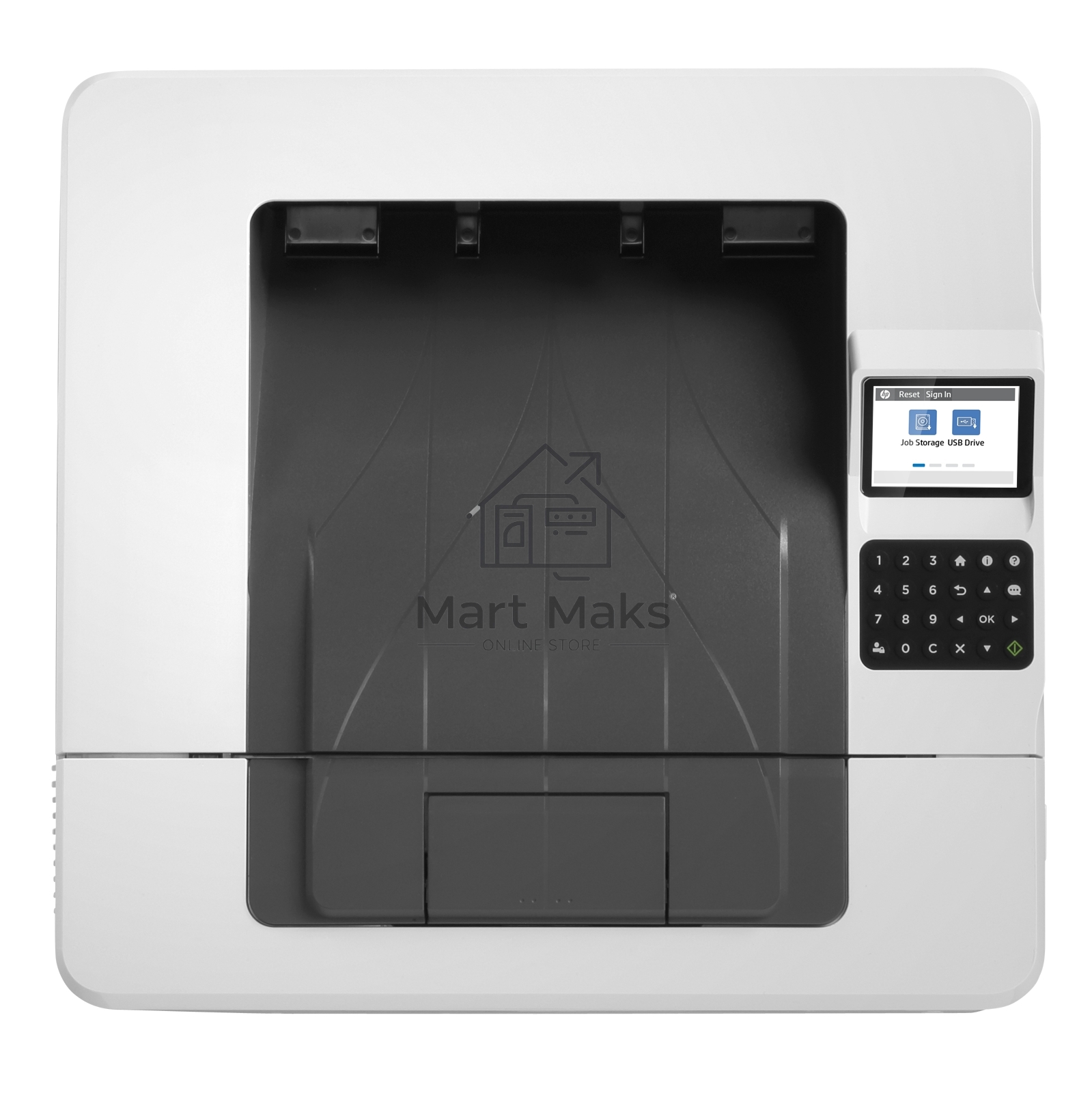 Принтер лазерный HP LaserJet Enterprise M406dn (3PZ15A), A4, ч/б, печ. до 40 стр/мин., 1200 x 1200 dpi, USB, RJ-45, Air Print, Mopria