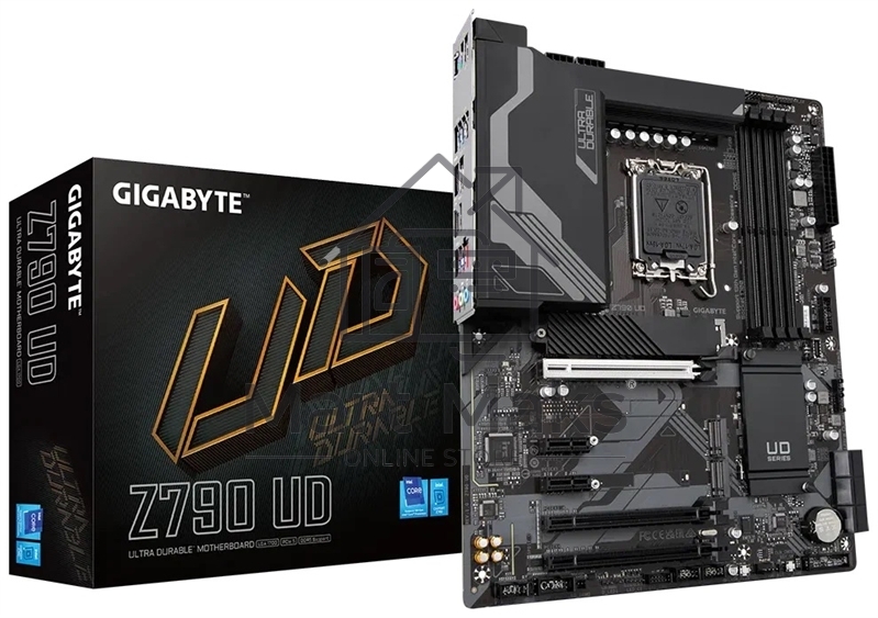 Материнская плата Gigabyte Z790 UD, LGA 1700, Intel Z790, 4xDDR5, 6xSATA, 3xM.2, 1xPCI-E 5.0 x16, 1xPCI-E 4.0 x4, 1xPCI-E 3.0 x1, 1xHDMI, 1xDP, 1x 2.5Gb LAN, 4xUSB-A 2.0, 4xUSB-A 3.2 Gen 1, 1xUSB-A 3.2 Gen 2, 1xUSB-C 3.2 Gen 2x2, 7.1, ATX