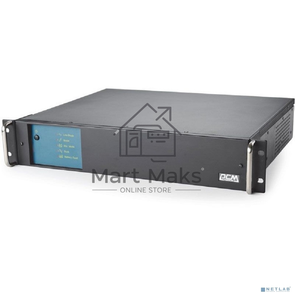 Источник бесперебойного питания Powercom King Pro RM KIN-1500AP RM 900Вт 1500ВА черный