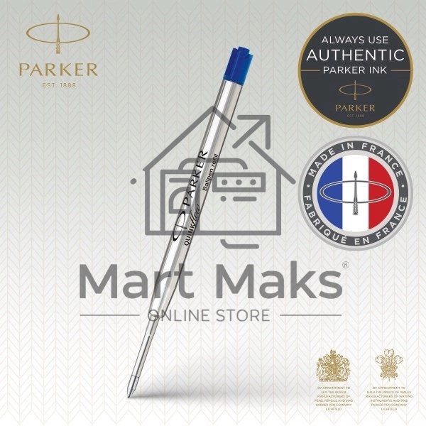 Стержень шариковый Parker QuinkFlow Z08 (CW1950371) M 1мм, синие чернила, блистер