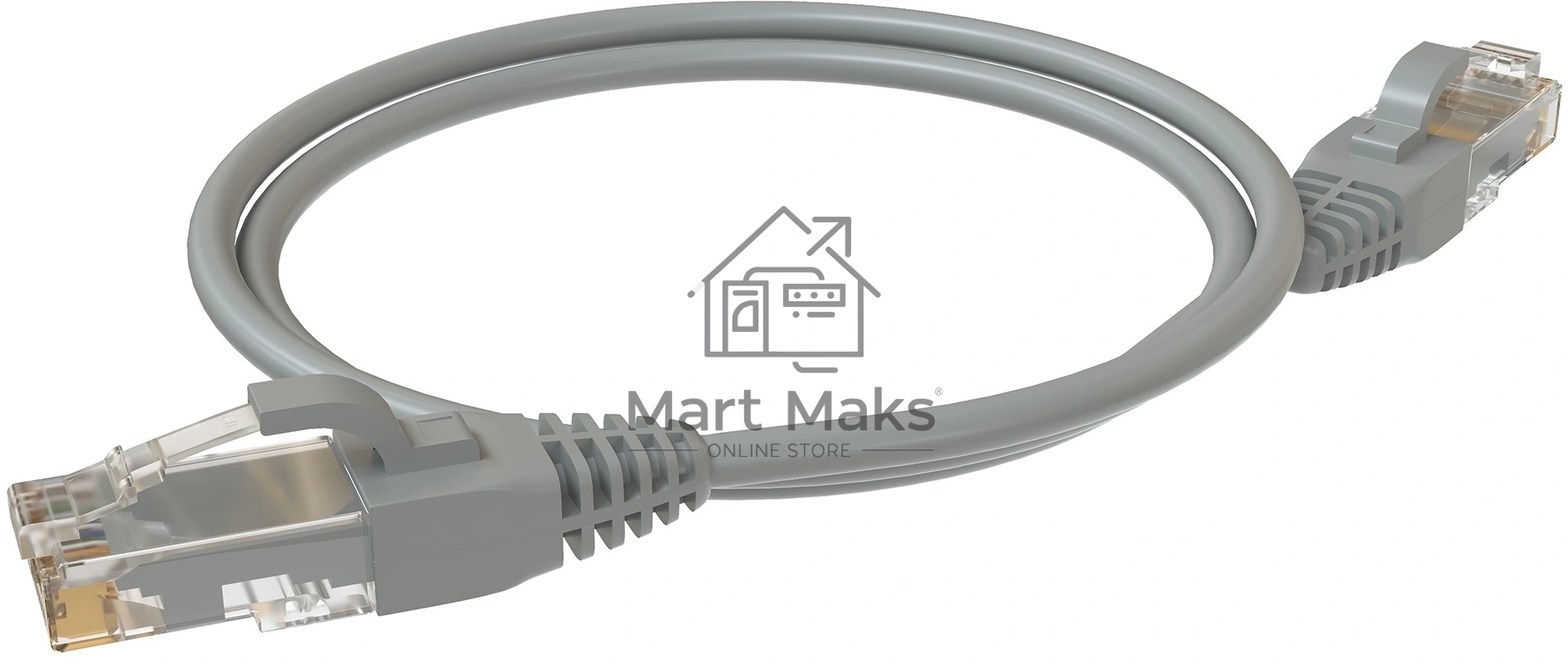 Патч-корд Sysmatrix PC 4545.5EU26.1LSZHGY U/UTP RJ-45 вил.-вилка RJ-45 кат.5E 1м серый LSZH