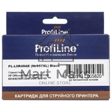 Картридж струйный ProfiLine PL-L0R40AE (957XL) для принтеров HP OfficeJet Pro 7720/7730/7740/8210/8218/8720/8725/8730/8740 с чернилами на пигментной основе Black 10,5 мл