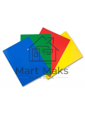 Папка-уголок Бюрократ -E310N/1YEL непрозрачный A4, пластик, 0.18мм, желтый