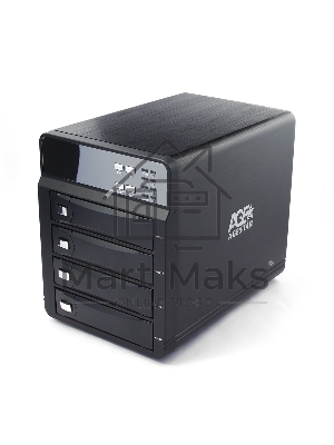 Внешний корпус для HDD AgeStar 3C4B3A1 SATA II алюминий черный LCD 3.5