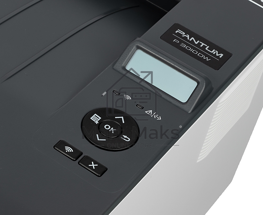 Принтер лазерный Pantum P3010DW, A4, ч/б, печ. до 30 стр/мин., 1200 x 1200 dpi, USB, RJ-45, Wi-Fi, NFC
