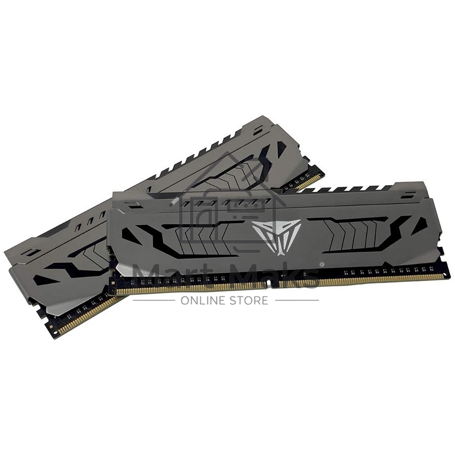 Оперативная память Patriot Viper Steel, DDR4, 32GB (2x16 GB), 3200 MHz, CL16, DIMM, радиатор, черный