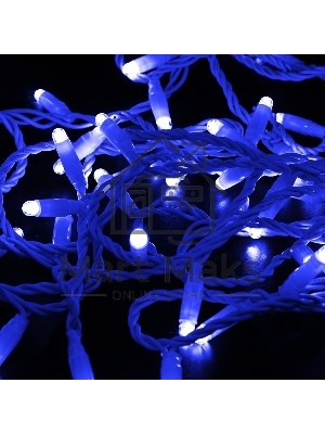 Гирлянда Neon-night Нить 10м, с эффектом мерцания, белый ПВХ, 230В, Синий