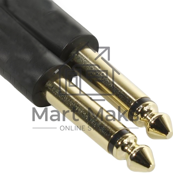 Кабель Vention аудио Jack 6,35 mm M/6.35 M - 1.5 м BAABG
