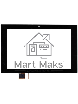 Сенсорное стекло (тачскрин) для Sony Xperia Tablet Z I101FGT08.1, черное