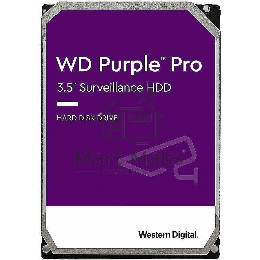 Жесткий диск Western Digital Purple Pro 14TB (WD142PURP) Serial ATA III, 7200- rpm, 512Mb, 3.5