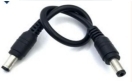 Кабель DC 5.5x2.5  18 AWG папа-папа 0,3 м с прямым штекером