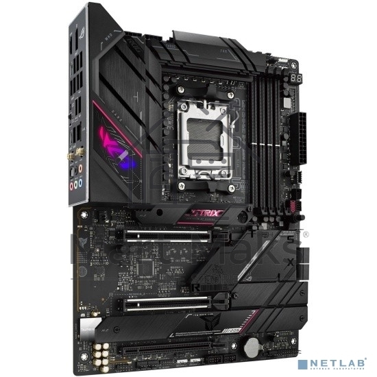 Материнская плата ASUS ROG STRIX B650E-E GAMING WIFI, AM5, AMD B650, 4xDDR5, 4xSATA, 4xM.2, 1xPCI-E 4.0 x4, 1xPCI-E 5.0 x8, 1xPCI-E 5.0 x16, 1xDP, 1xHDMI, 1x 2.5Gb LAN, 4xUSB-A 3.2 Gen 2, 6xUSB-A 3.2 Gen 2, 1xUSB-C 3.2 Gen 2, 1xUSB-C 3.2 Gen 2x2, 5x3.5 мм