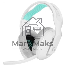 Гарнитура Logitech G522 Lightspeed белый, беспроводная + проводная, Bluetooth 5.3/USB, радиус 30 м, подсветка, съёмный микрофон