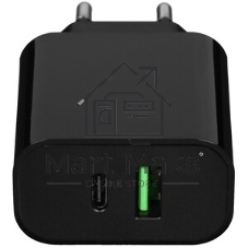 Сетевое зарядное устройство Maxvi CHL-602PD 30W, 6A, QC 3.0, 1xUSB-A, 1xUSB-C, белый